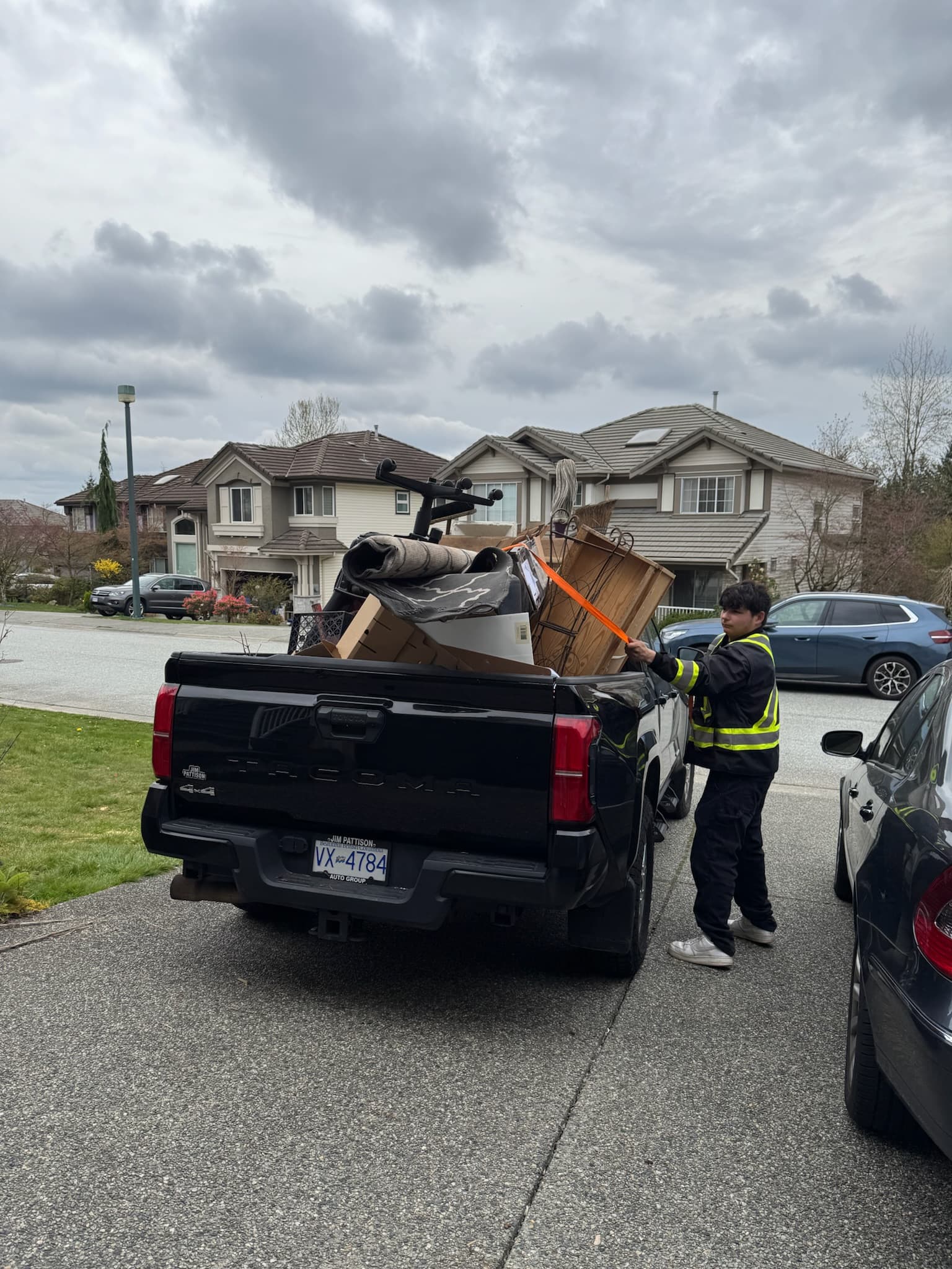 Furniture loaded